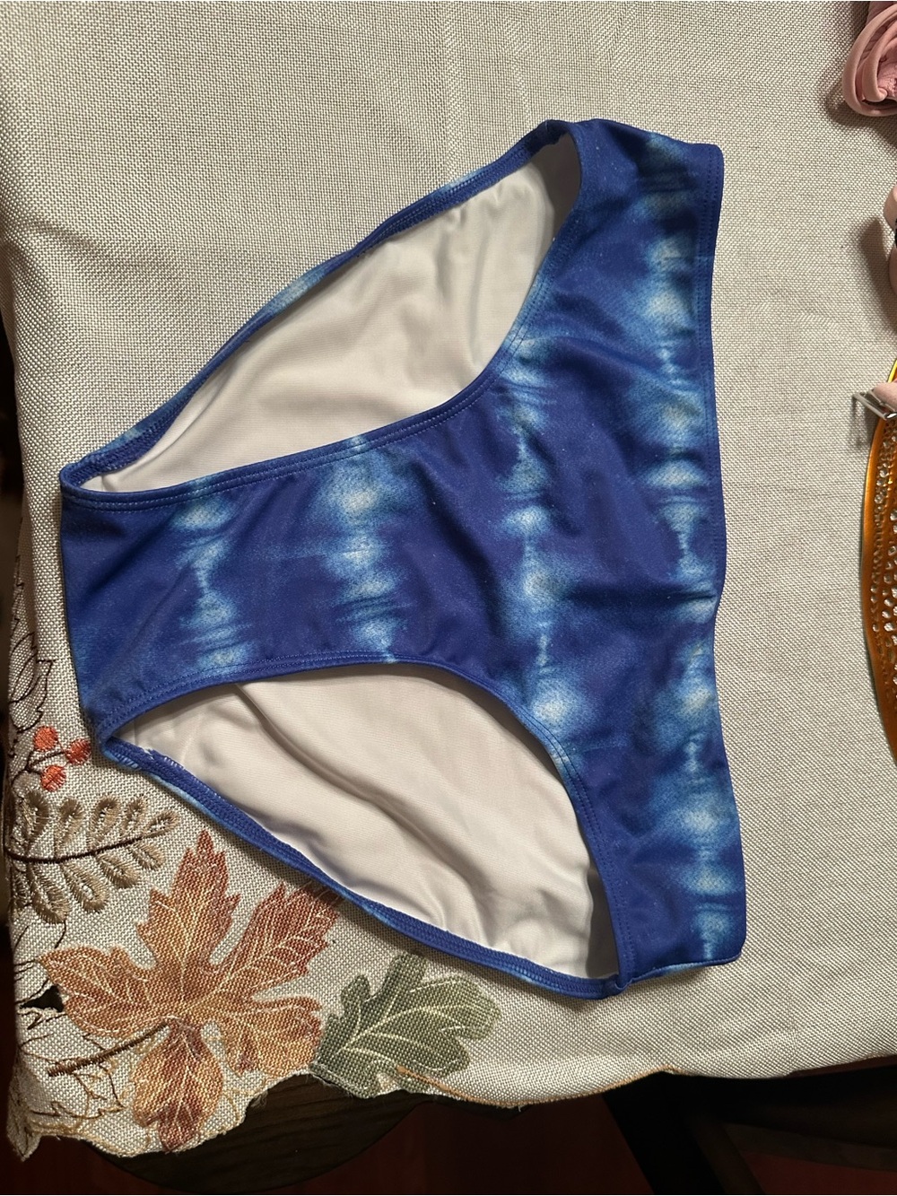Melrose and Market Blue Tie-Dye Bikini Bottom